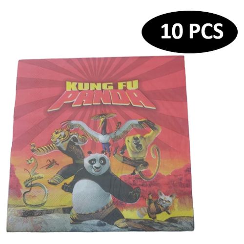 Generic 10 serviette anniversaire décoration thème Panda à prix pas cher