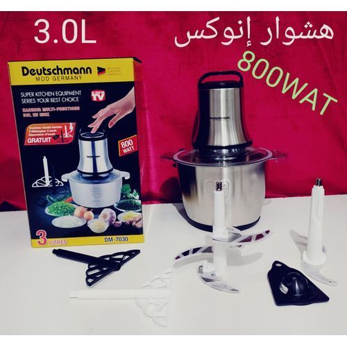 product_image_name-Deutschmann-Mixeur Broyeur Robot cuisine electrique 3L 1000 WATTS Inoxyable + LameS-4