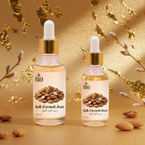 product_image_name-Bio-Pack x2 Huile de amande douce 50 ml et 30 ml routine beauté organic-1