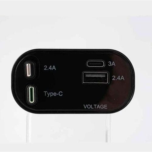 product_image_name-Generic-Chargeur de voiture 120W Avec Cable Intégré rétractable Lightning + Type-C-5
