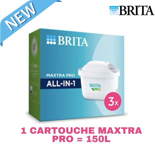 Brita Nouveau Pack3 x Cartouche filtrante à eau (150 l) Original MAXTRA PRO  à prix pas cher