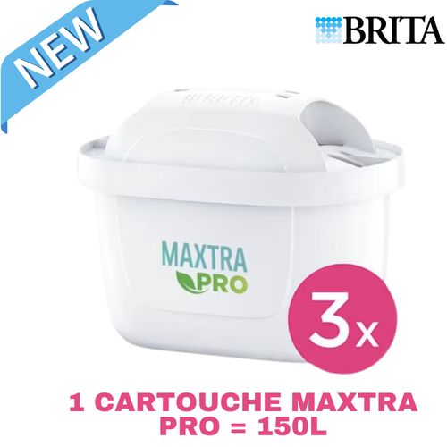 Pack 4 cartouches maxtra pro all-in-1 blanc Brita