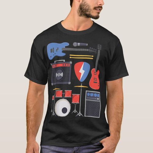 T shirt rock pas cher discount