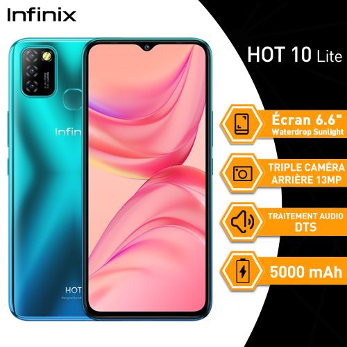 Infinix Hot 10s prix maroc : Meilleur prix