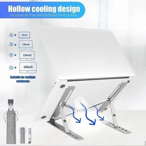 product_image_name-Generic-Support pliable pour ordinateur Portable Mac et PC, Support Antidérapant-5