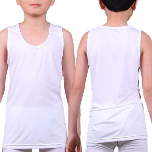 product_image_name-Generic-مجموعة من 4 قمصان داخلية بيضاء للأولاد 100٪ قطن للأعمار 10-12 سنة-4