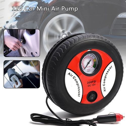 Generic Mini Compresseur d'air Portable 12v Auto Gonfleur Electrique à prix  pas cher