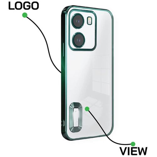 product_image_name-Spigen-Coque pour Redmi 13C transparent Top produit Vert -1