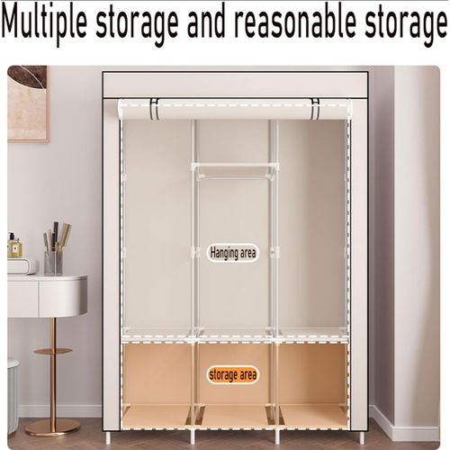 product_image_name-Generic-Armoire Penderie de Rangement de vos vêtements et sacs en tissu - Grande taille-8