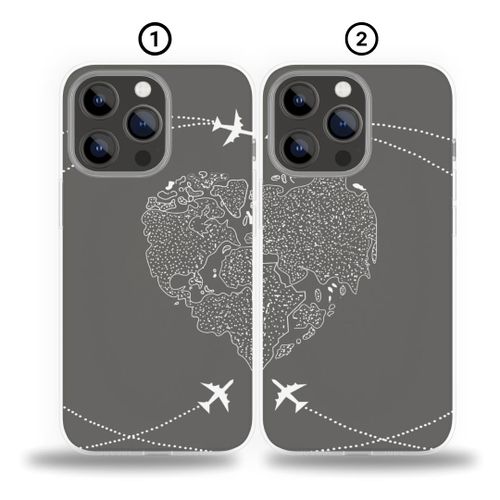 Generic Pack Distance - Coque DUO - Compatible avec 13 Pro Max