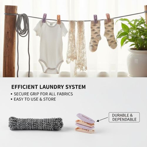 product_image_name-Generic-Kit de Séchage Portable - Corde et Pinces Multi-usages-1