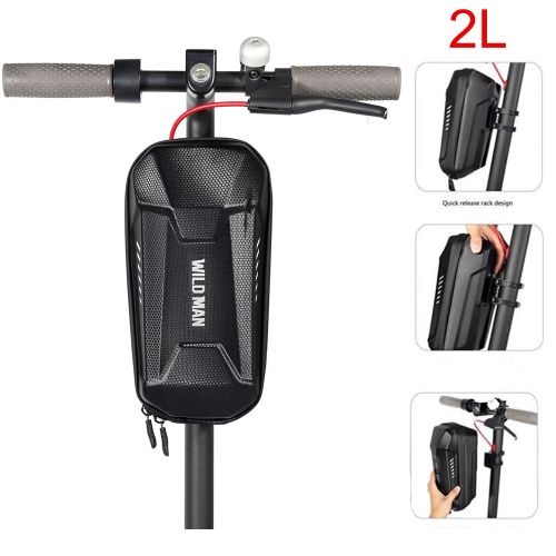 WILD MAN Sac pour Trottinette électrique ou Velo, Sac à Coque Rigide,  impermeable - 2L à prix pas cher