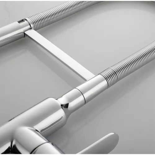 product_image_name-Generic-Robinet Mitigeur de Cuisine chrome Professionnel avec Douchette Moderne marque Italie Faensa-8