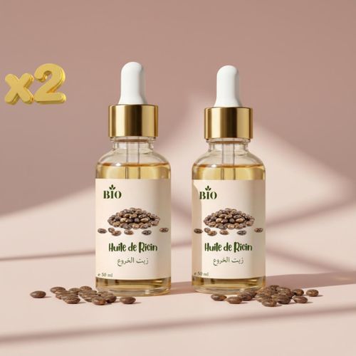 product_image_name-Bio-Pack x2 Huile de Ricin 50 ml Qualité Premium organic-1