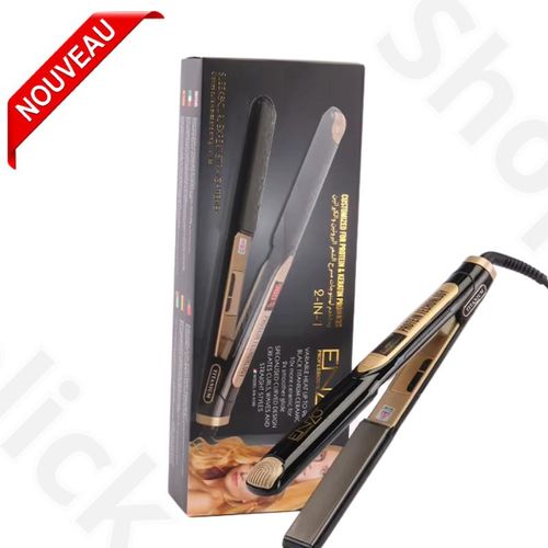 product_image_name-Enza Nucci-Lisseur Professionnel 2 en 1 Revêtement Céramique Titane Lisseurs et Boucleurs Kératine Soin des Cheveux EN-5188-4