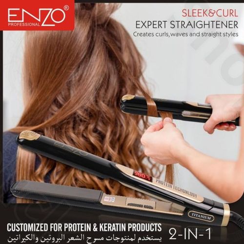 product_image_name-Enza Nucci-Lisseur Professionnel 2 en 1 Revêtement Céramique Titane Lisseurs et Boucleurs Kératine Soin des Cheveux EN-5188-5