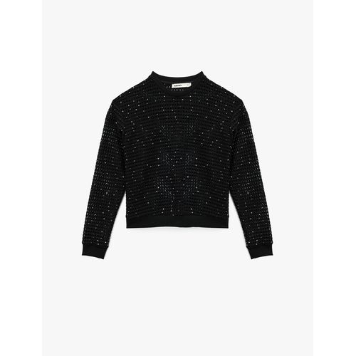 Koton Pull en maille perlée - Noir - image 3