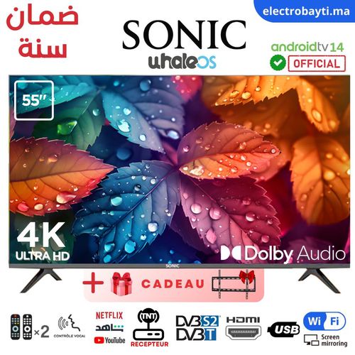 product_image_name-Sonic-50 تلفزيون ذكي - 4K UHD - نظام WhaleOS - دولبي أوديو - مستقبل مدمج - TNT HD-1