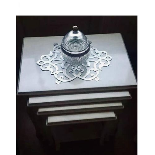 product_image_name-Generic-Centre de table en cuir Argenté-1