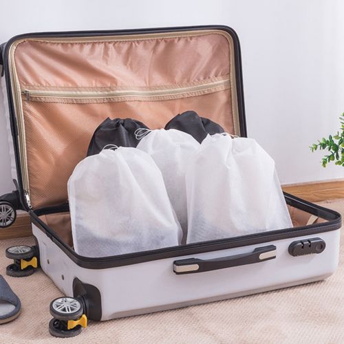 Sac de rangement étanche pour chaussures, sac de Cisco pour chaussures, sac  à chaussures portable, sac de rangement pour chaussures à cordon de  proximité, 10 pièces - AliExpress