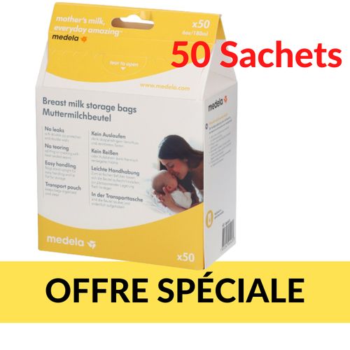 Medela - Les 50 sachets pour lait maternel