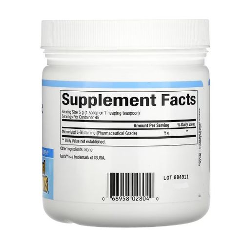 product_image_name-Natural Factors-L-glutamine micronisée en poudre 5000 mg, مسحوق ل-جلوتامين ميكرونيزد 5000 ملغ، [أنسجة عضلية صحية] 226 جم-2