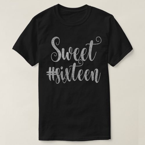 product_image_name-Generic-th Birthday Gift Teen Sweet Sixteen T-Shirt-2