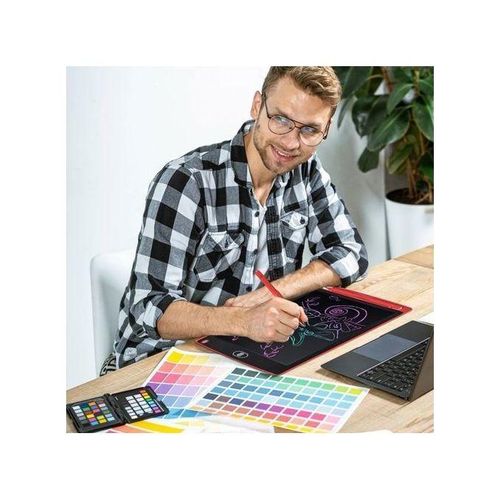 product_image_name-Generic-Tablette Dessin Graphique LCD tactile Rouge, Tableau à dessiner écriture, Dessinage Manuelle, 8.5 pouces-2