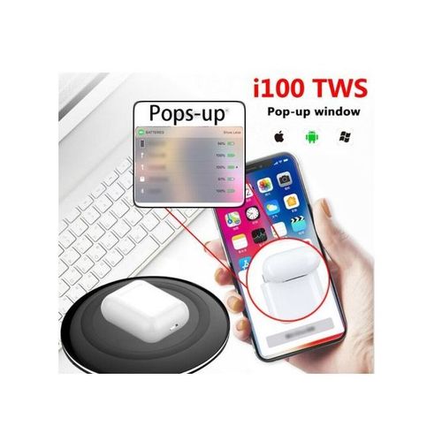 écouteurs i100 Touch Control sans fil Bluetooth 5.0 avec pour IOS Et Android