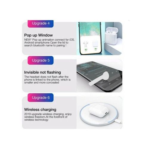 écouteurs i100 Touch Control sans fil Bluetooth 5.0 avec pour IOS Et Android