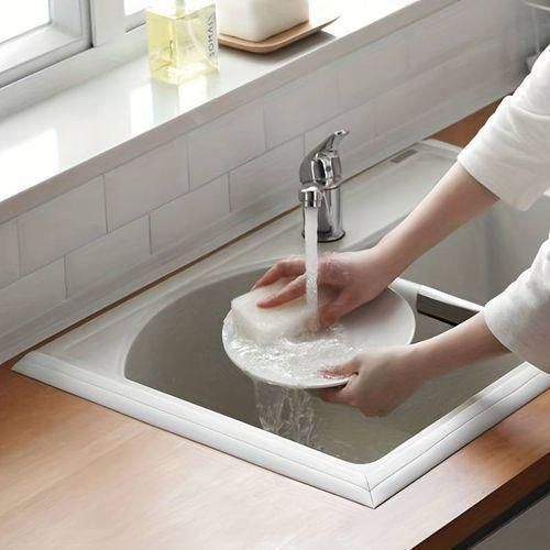 product_image_name-Drop Stop-شريط لاصق للحمام والمطبخ لمدفأة الحمام والحوض، أبيض-4