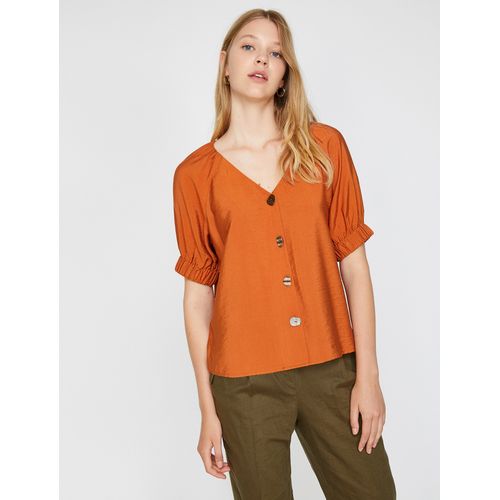 Koton CHEMISE A MANCHES COURTES FEMME TABAC a prix pas cher Jumia Maroc