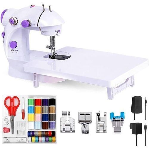 product_image_name-Generic-آلة خياطة صغيرة محمولة، مع دواسة خيط تلقائية، مع طاولة تمديد-4