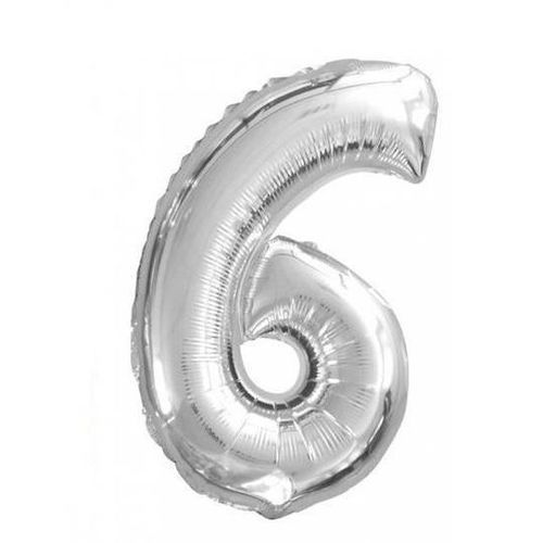 Ballons mylar argent anniversaire chiffre 30 ans