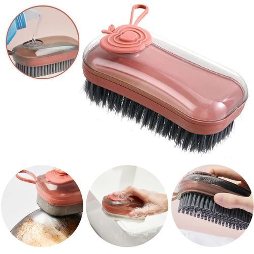 Generic Brosse de nettoyage multifonction portable en plastique pour  vêtements à prix pas cher