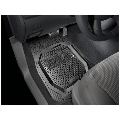 Tapis de voiture en pvc noir 4 pièces - Provence Outillage