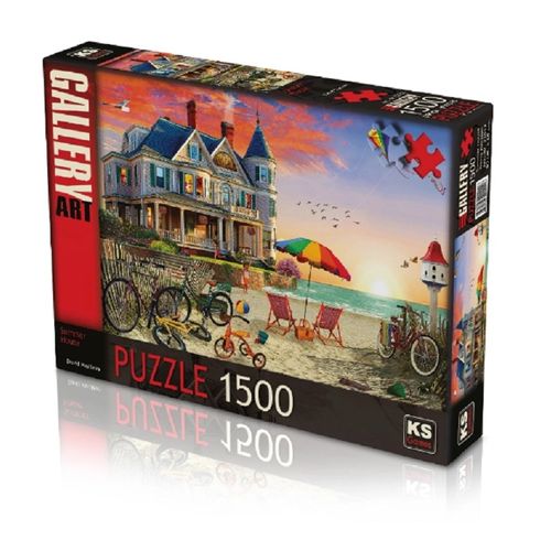 Ks Games Puzzle de maison d'été 1500 pcs,meilleure qualité,grande