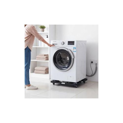 product_image_name-Generic-حامل متحرك قابل للتعديل من البلاستيك والفولاذ المقاوم للصدأ للغسالة والثلاجة-4