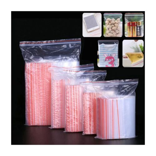 Generic 100 x sachets d'emballage zip transparent 14 cm x 20 cm à