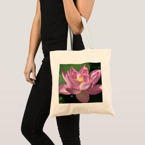 product_image_name-Generic-Tote bag pink lotus flower IV Unique, haute qualité-1