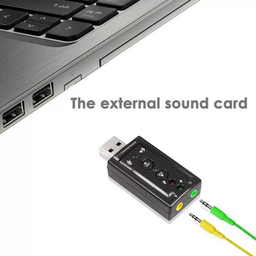 Mini USB 2.0 3D Virtual carte son Externe 7.1 Channel Audio Sound