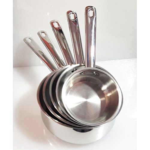 Série de 5 casseroles en inox