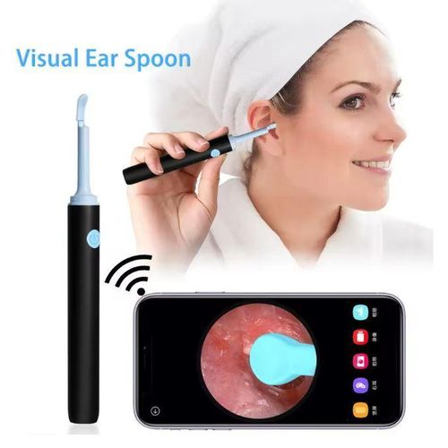 product_image_name-Generic-Non retournableBâton de nettoyage d'oreille visuel sans fil intelligents, Kanoscope de charge USB, Earpick HD, Mini caméra-1