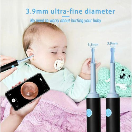 product_image_name-Generic-Non retournableBâton de nettoyage d'oreille visuel sans fil intelligents, Kanoscope de charge USB, Earpick HD, Mini caméra-7
