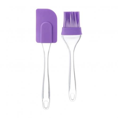 Brosse de cuisine - Silicone - Brosse de cuisson - Bleu - Brosse de cuisine  Transparent