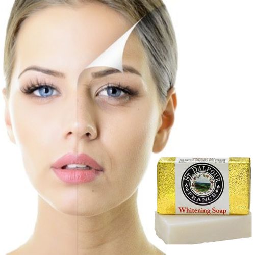 product_image_name-St Dalfour-Savon éclaircissant pour la peau, Savon naturel hydratant à la GLUTATHION - Exfoliant, exfoliant pour le corps, nettoyant pour le visage pour femmes, réduit l'hyper-pigmentation et d'autres Anatum, 135g-1