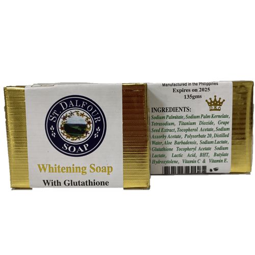 product_image_name-St Dalfour-Savon éclaircissant pour la peau, Savon naturel hydratant à la GLUTATHION - Exfoliant, exfoliant pour le corps, nettoyant pour le visage pour femmes, réduit l'hyper-pigmentation et d'autres Anatum, 135g-6