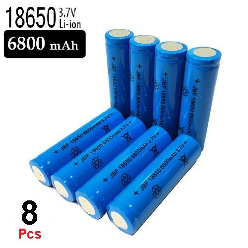 Generic 8 batteries 3.7V sans Tête 18650 Li-ion rechargeables 6800 mah Sans  emballage à prix pas cher