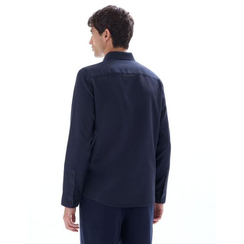 product_image_name-Celio-Chemise regular 100% coton - MARINE --4