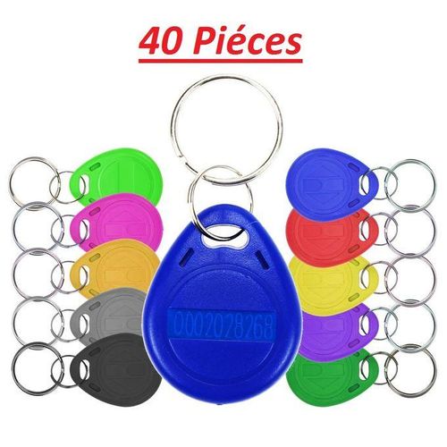 product_image_name-Rfid-60 Pièce Tags, Porte-clés d'accès sans contact  125KHz-1